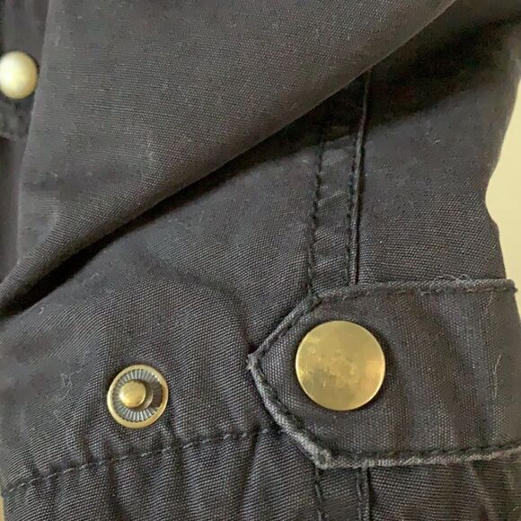 H&m heavy duty coat pockets galore cinches inside the waist & outside on bottom - Picture 7 of 14